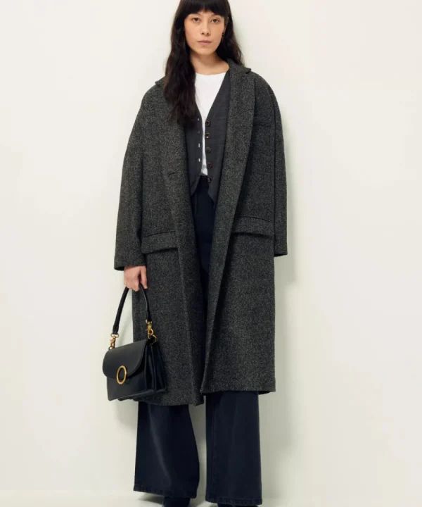 SESSUN Coats>ABRIGO EMILY GRIS