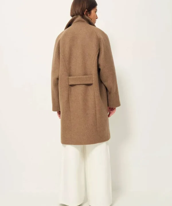 SESSUN Coats>ABRIGO FLORAL BLVD CAMEL