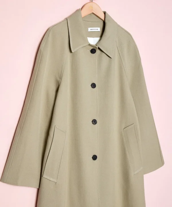 MASSCOB Coats>ABRIGO FRANCES BEIGE