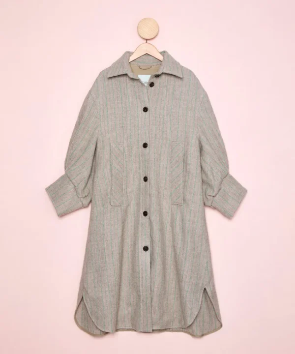 T-COAT Coats>ABRIGO GRIS