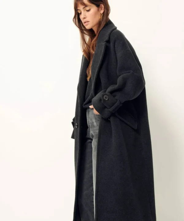 SESSUN Coats>ABRIGO MIA GRIS