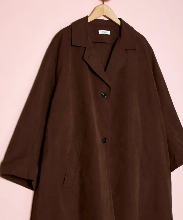 MASSCOB Coats>ABRIGO NORMAN MARRON