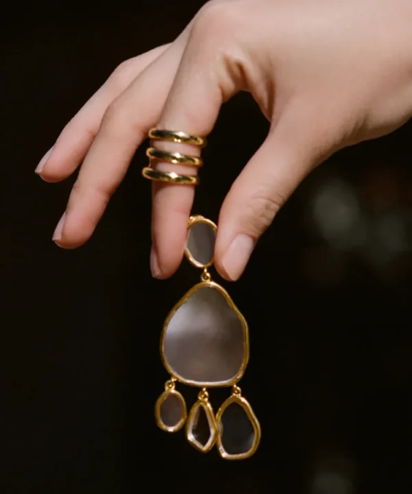 AURELIE BIDERMANN Jewellery>ANILLO ESTEBAN DORADO