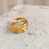 ELISE TSIKIS Jewellery>Anillo Kotar DORADO