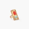 AURELIE BIDERMANN Jewellery>ANILLO MALLI ROJO