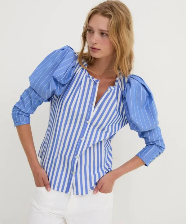 SOPHIE AND LUCIE Shirts & Tops>BLUSA FAROL RAYA RAYAS