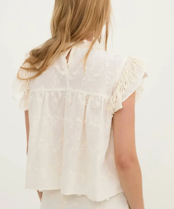 SOPHIE AND LUCIE Shirts & Tops>BLUSA GOA ECRU