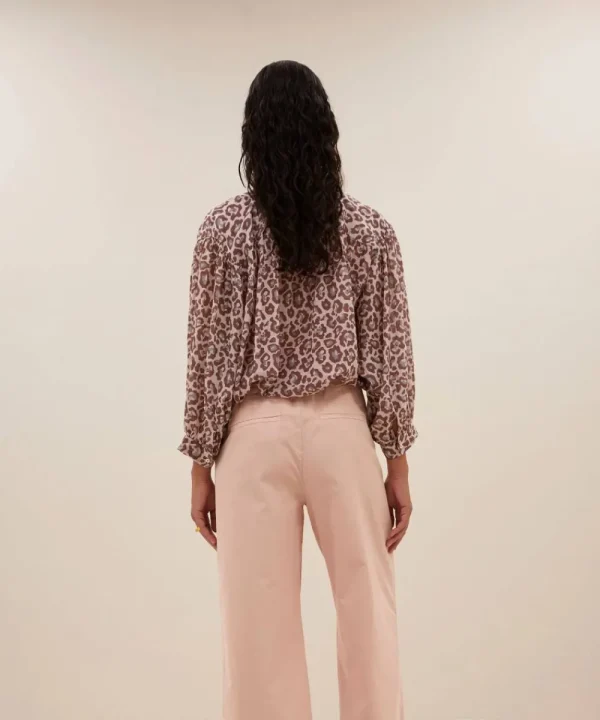 BY BAR Shirts & Tops>BLUSA LUCY ANIMAL PRINT