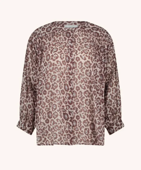 BY BAR Shirts & Tops>BLUSA LUCY ANIMAL PRINT