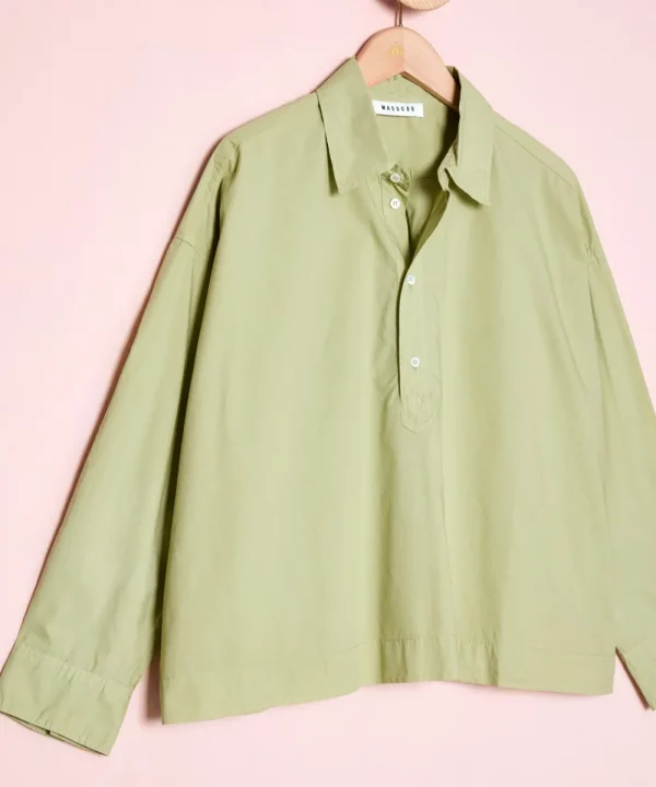 MASSCOB Shirts & Tops>BLUSA RONAN VERDE