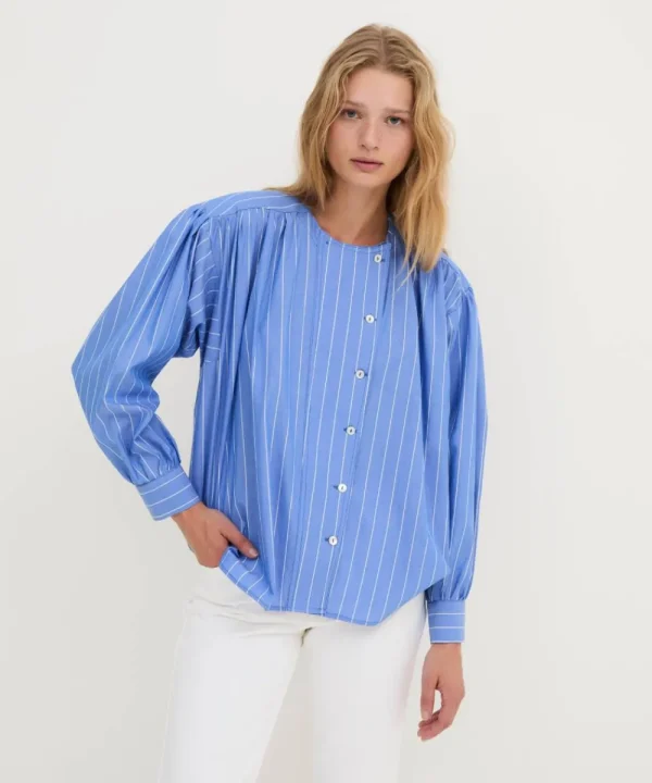 SOPHIE AND LUCIE Shirts & Tops>BLUSA TIRSO DIPLOMATICO AZUL