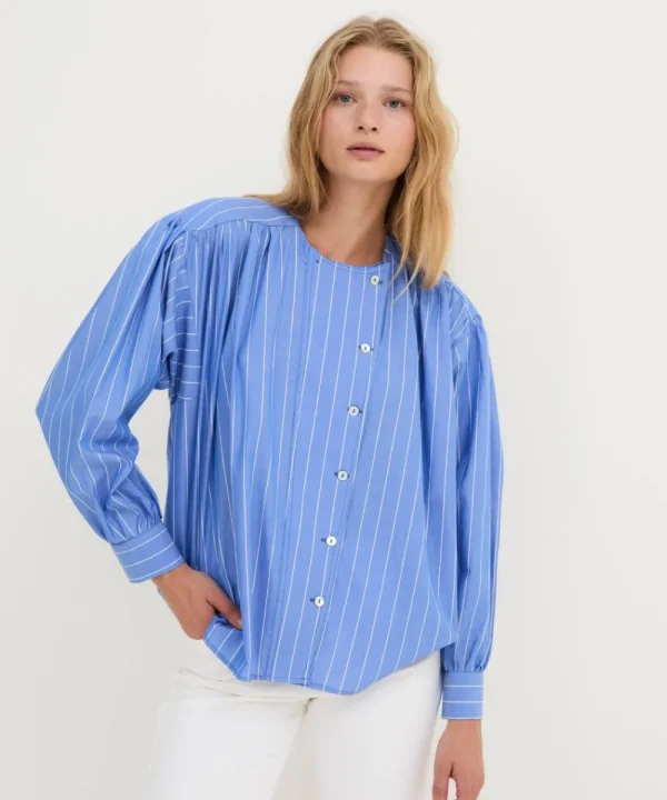 SOPHIE AND LUCIE Shirts & Tops>BLUSA TIRSO DIPLOMATICO AZUL