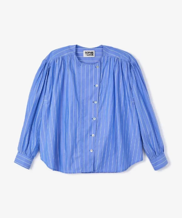 SOPHIE AND LUCIE Shirts & Tops>BLUSA TIRSO DIPLOMATICO AZUL