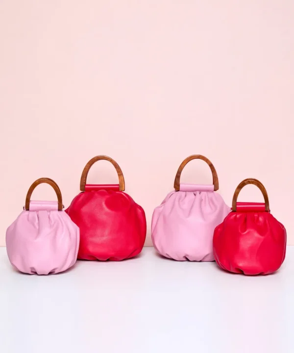 MALABABA Bags>BOLSA ASA CARAMELO LA FOLIE BY ROSA