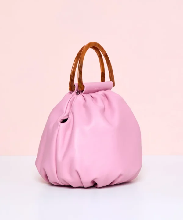 MALABABA Bags>BOLSA ASA CARAMELO LA FOLIE BY ROSA