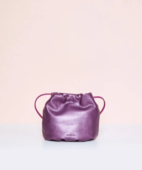 MALABABA Bags>BOLSO TOTITA METALIZADO LA FOLIE BY MALA AZUL