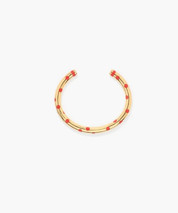 AURELIE BIDERMANN Jewellery>BRAZALETE POIS ROJO