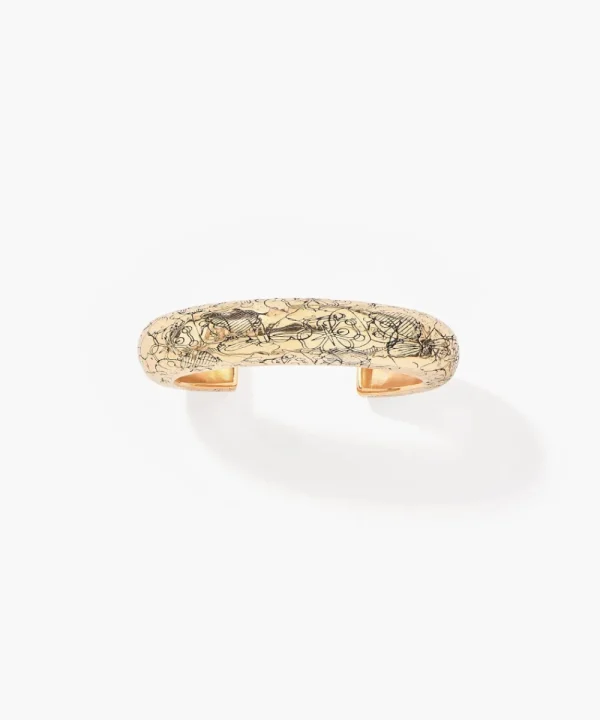 AURELIE BIDERMANN Jewellery>BRAZALETE ROSALBA DORADO