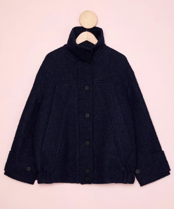 T-COAT Coats>CHAQUETON NAVY