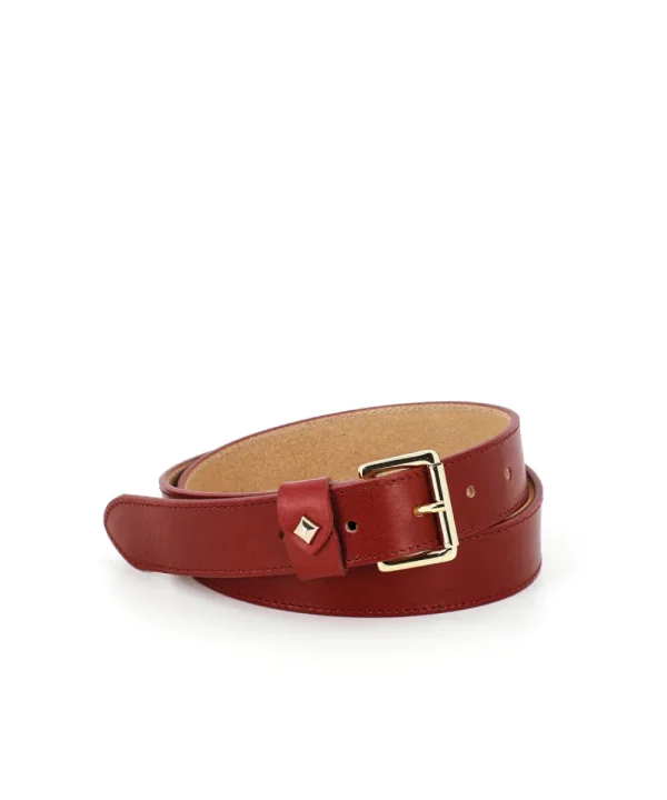 FRERE SOEUR Other Accessories>CINTURON LA TURENNE ROJO