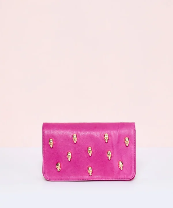 MALABABA Bags>CLUTCH TETE DE MORT LA FOLIE BY