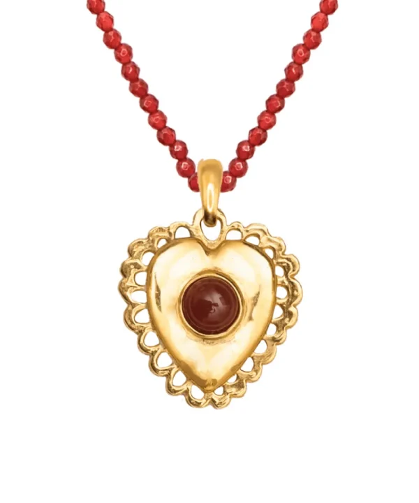 ALHAJA Jewellery>COLGANTE CORAZON DORADO