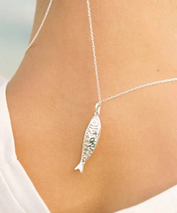 ALHAJA Jewellery>COLGANTE SARDINA PLATA