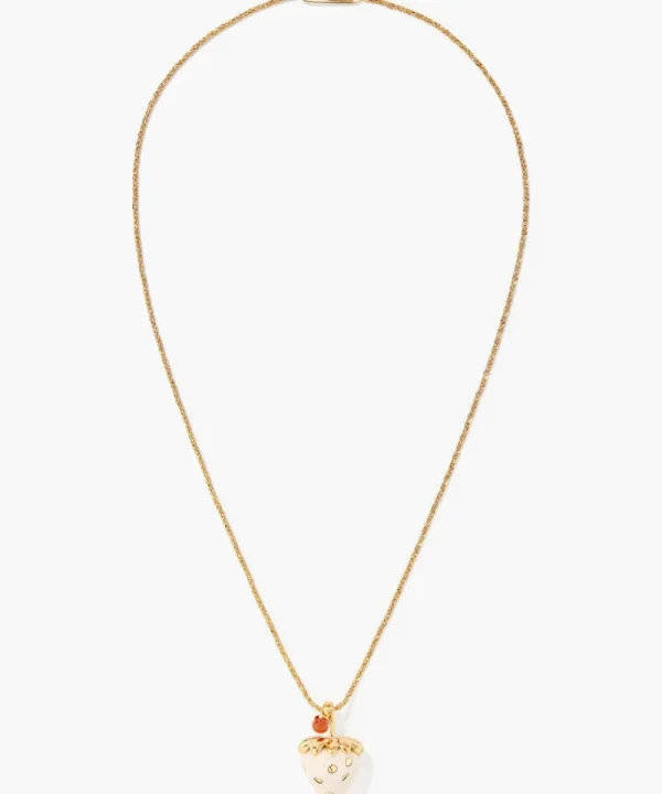 AURELIE BIDERMANN Jewellery>COLGANTE TABATA ECRU