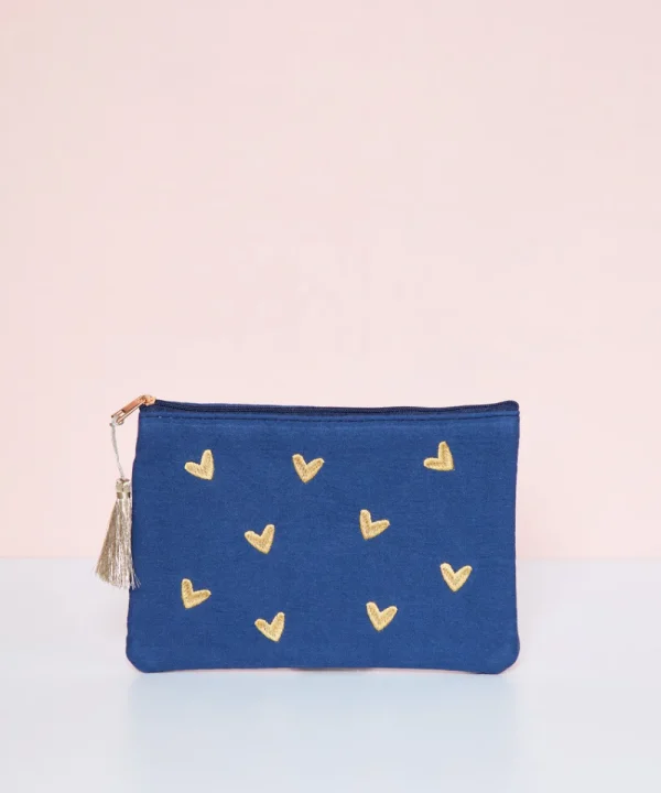 LA FOLIE Bags>ESTUCHE CORAZONES GRANDE