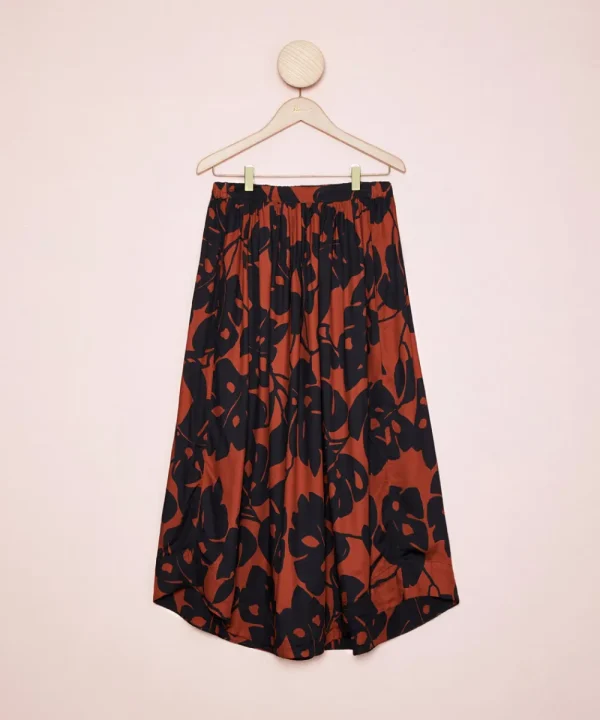 LFC Skirts>FALDA CHARLOT MARRON