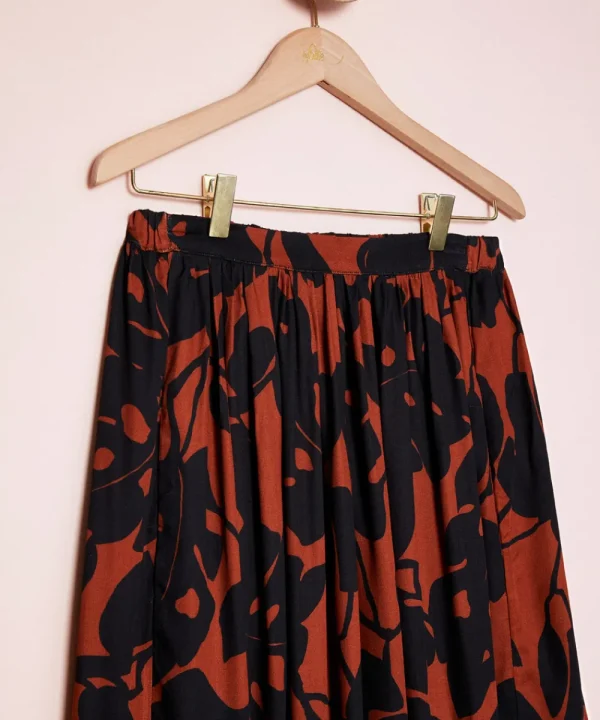 LFC Skirts>FALDA CHARLOT MARRON