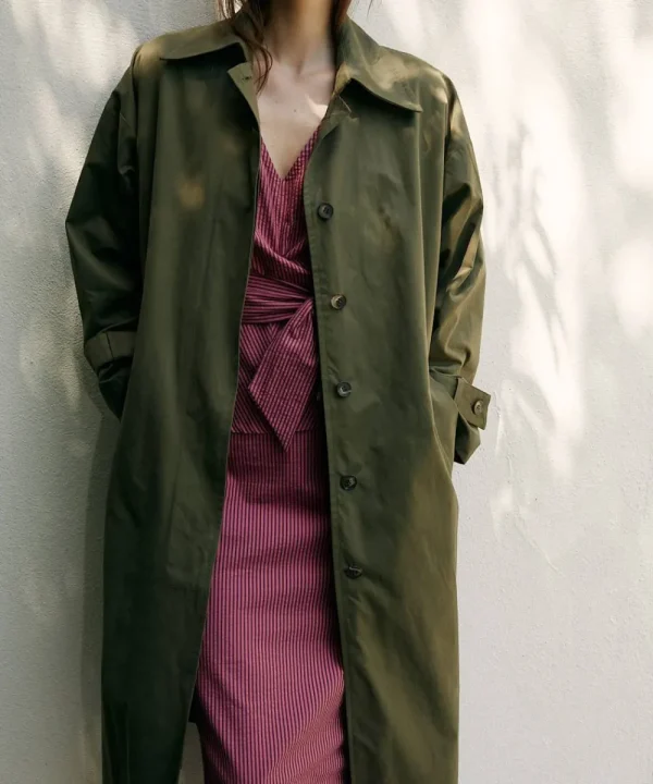 MAGNOLYA Coats>GABARDINA GEORGE VERDE