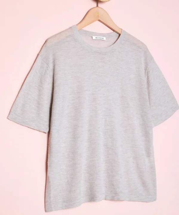 MASSCOB T-shirts & Sweatshirts>JERSEY YALE GRIS