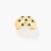 AURELIE BIDERMANN Jewellery>MANCHETE TRIFEA VERDE