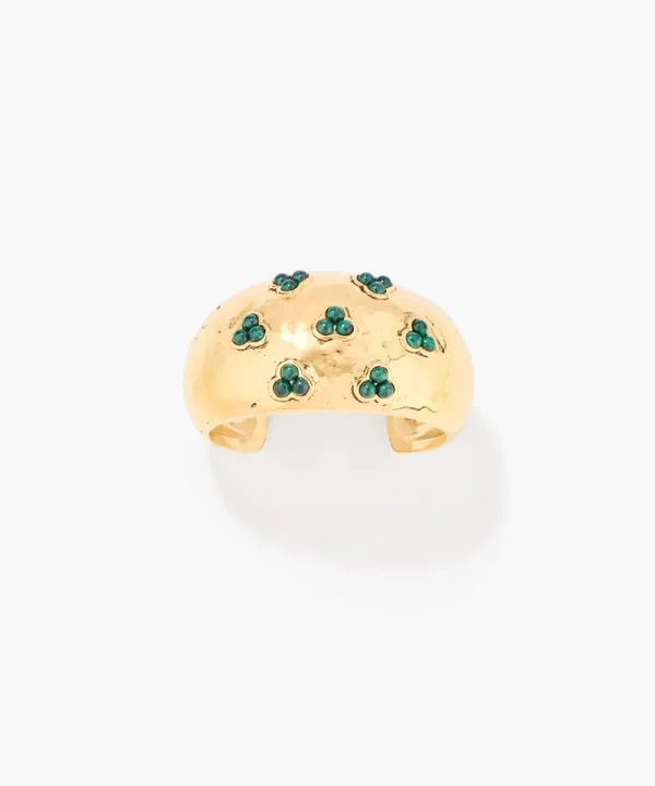 AURELIE BIDERMANN Jewellery>MANCHETE TRIFEA VERDE