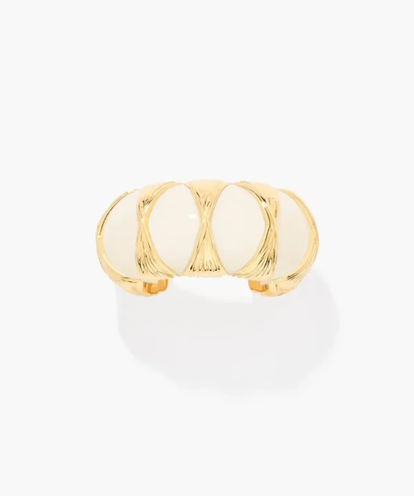 AURELIE BIDERMANN Jewellery>MANCHETTE ROSARIO ECRU