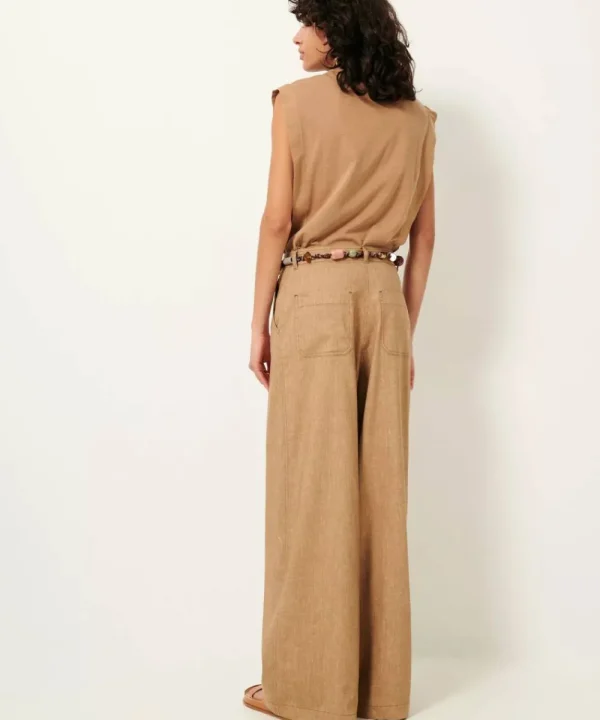 SESSUN Trousers & Shorts>PANTALON DASUM CAMEL