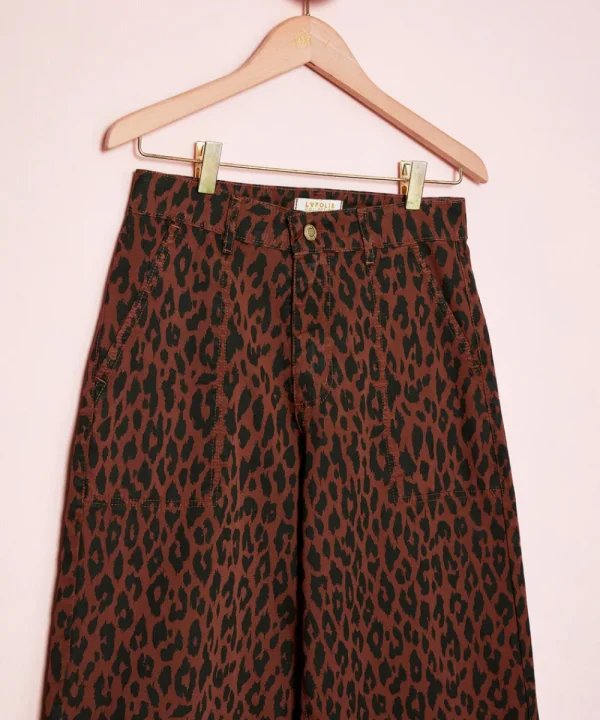 LFC Trousers & Shorts>PANTALON FIONA ANIMAL PRINT