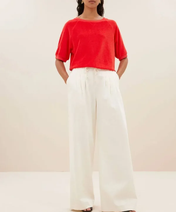 BY BAR Trousers & Shorts>PANTALON JAXX BLANCO