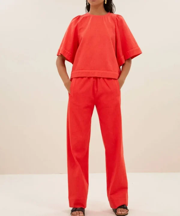 BY BAR Trousers & Shorts>PANTALON MEES ROJO