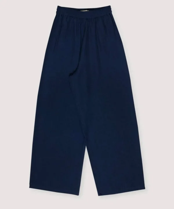 THE NEW SOCIETY Trousers & Shorts>PANTALON PALAZZO HERA NAVY