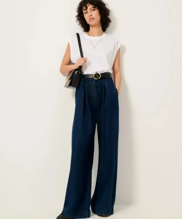 SESSUN Trousers & Shorts>PANTALON RINIM AZUL