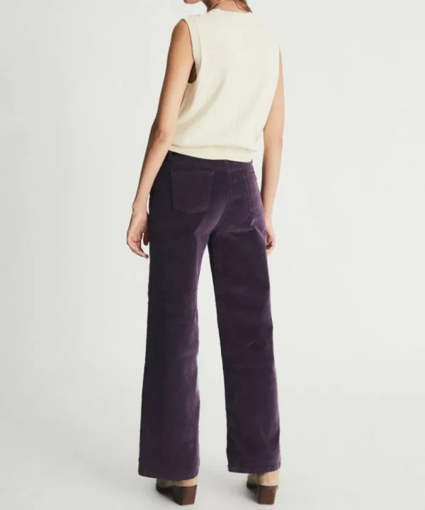 MI & CO Trousers & Shorts>PANTALON VELUR FAISAN BERENJENA