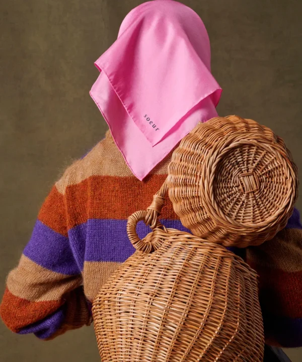 SOEUR Foulards>PAÑUELO ROSA