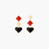 AURELIE BIDERMANN Jewellery>PENDIENTES BUFFLY DORADO