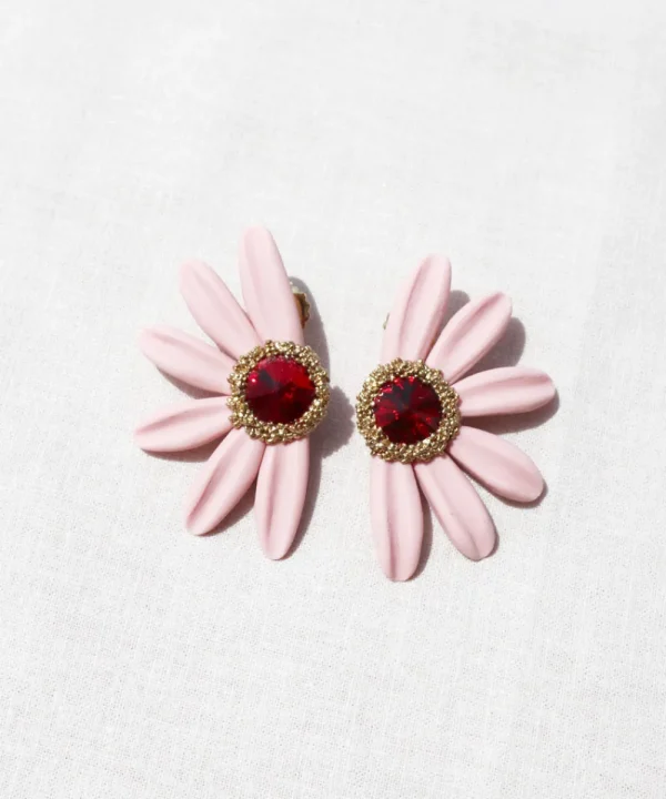 LE TOUQUET Jewellery>PENDIENTES DAISY PARTY ROSA