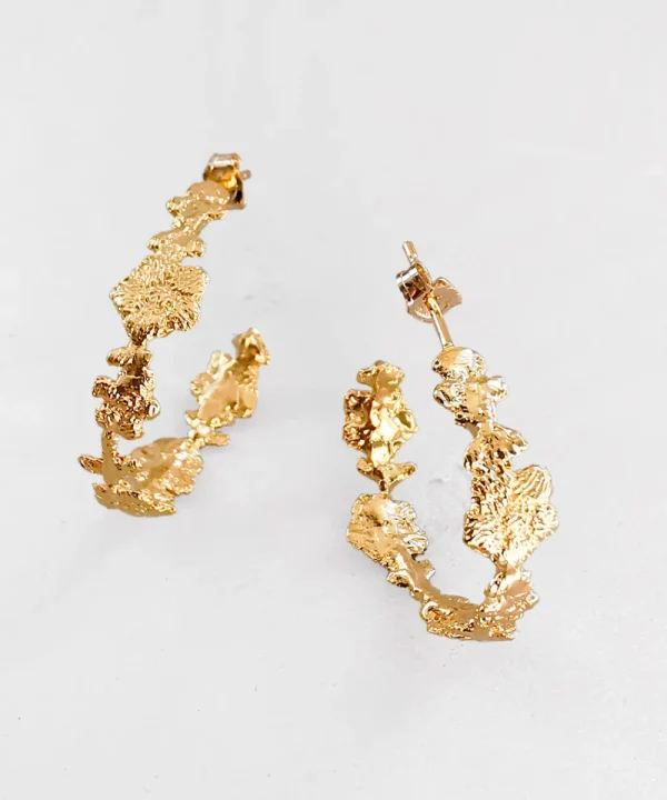 ELISE TSIKIS Jewellery>PENDIENTES GALEO DORADO