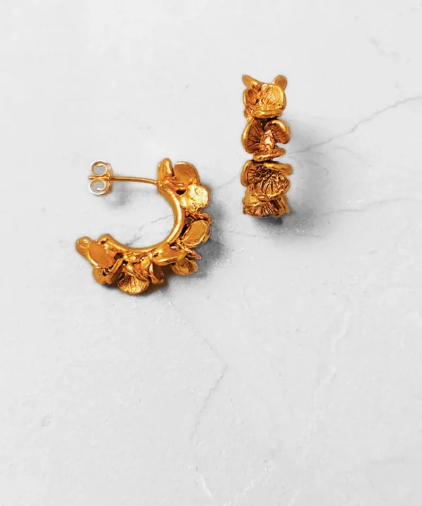 ELISE TSIKIS Jewellery>PENDIENTES HYACINTHEE DORADO