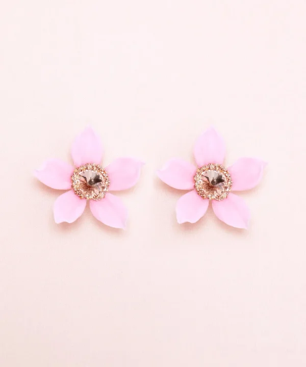 LE TOUQUET Jewellery>PENDIENTES JAZMIN - LA FOLIE BY TOUQUET ROSA