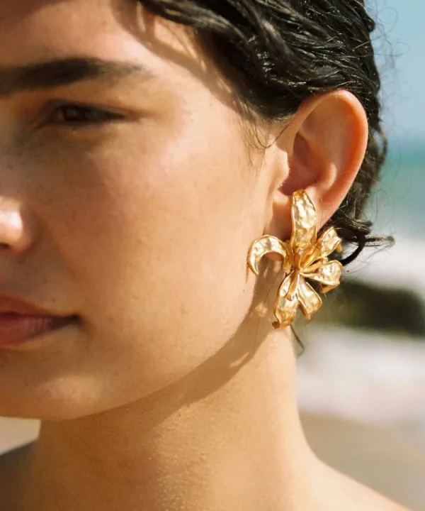 ALHAJA Jewellery>PENDIENTES RUFINA DORADO